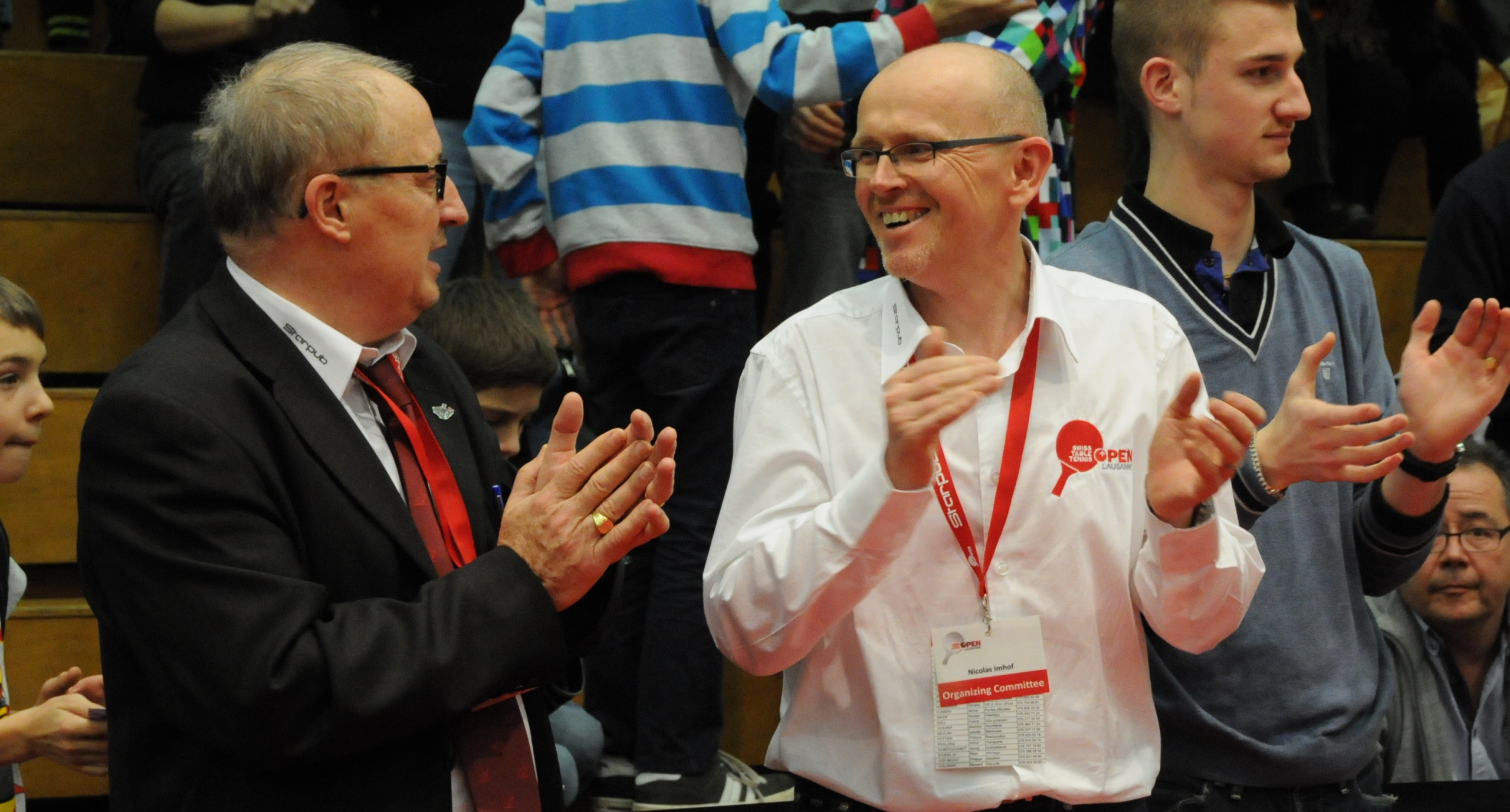 Präsident und Präsidentschaftskandidat am Swiss Open 2013