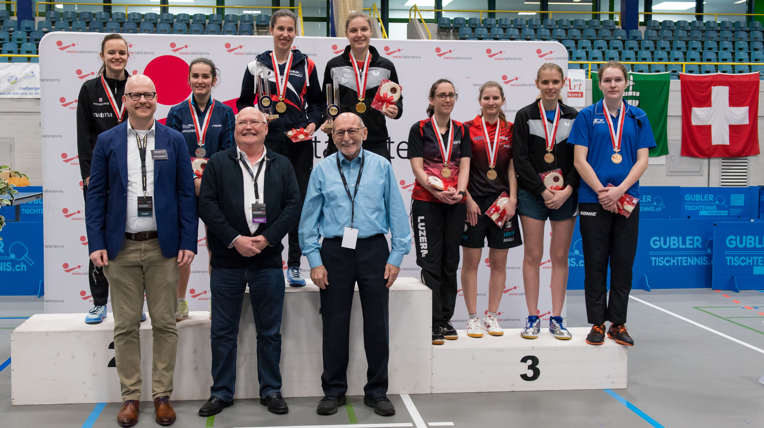 Podium Double Dames